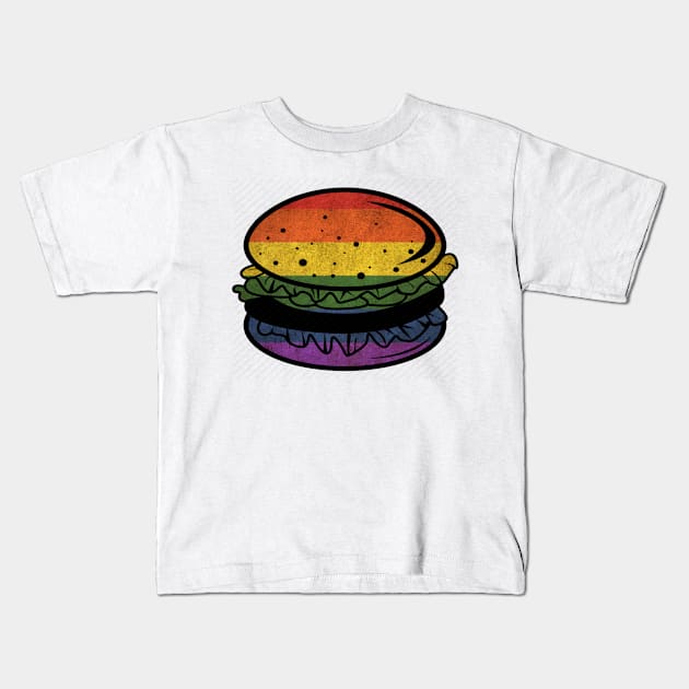 burger gift ideas Kids T-Shirt by othmane4